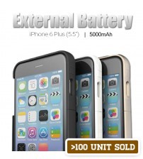Power Case 5000mAh External Battery Back Power Case For iPhone 6 Plus 5.5"
